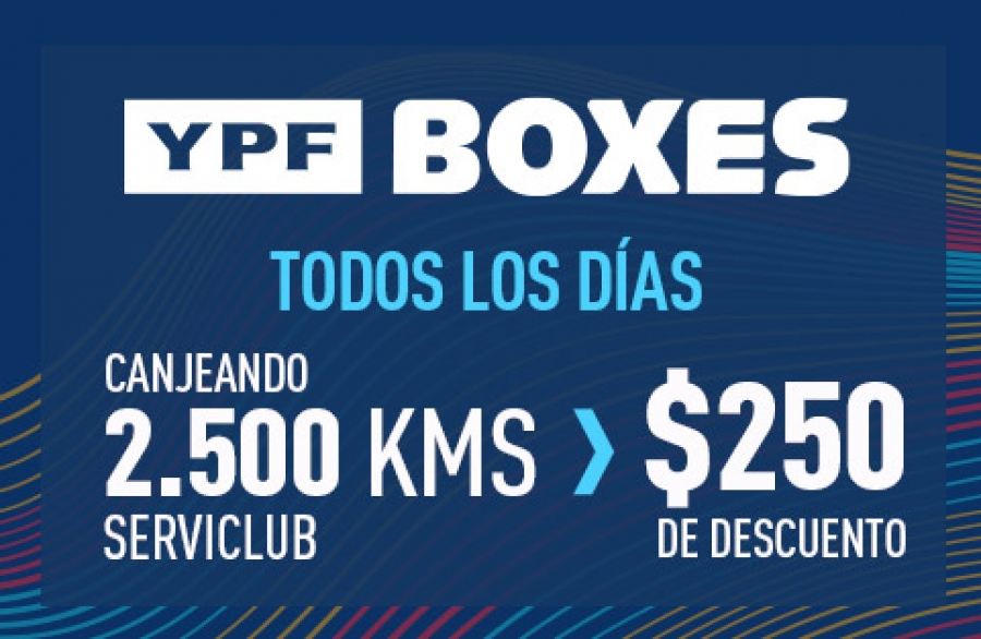 YPF Boxes, obtené un descuento de $250.-